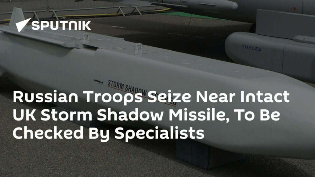 Russian Troops Seize Near Intact UK Storm Shadow Missile, To Be Checked By Specialists
