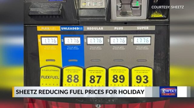 $1.776 Per Gallon At SHEETZ Only For Fourth Of July! (Video)