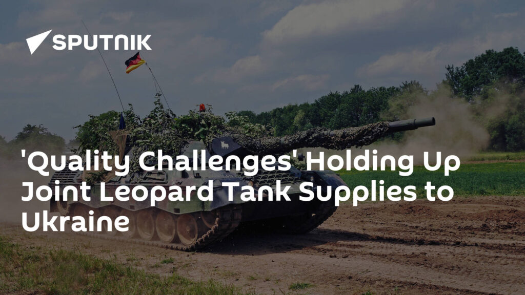 'Quality Challenges' Holding Up Joint Leopard Tank Supplies to Ukraine
