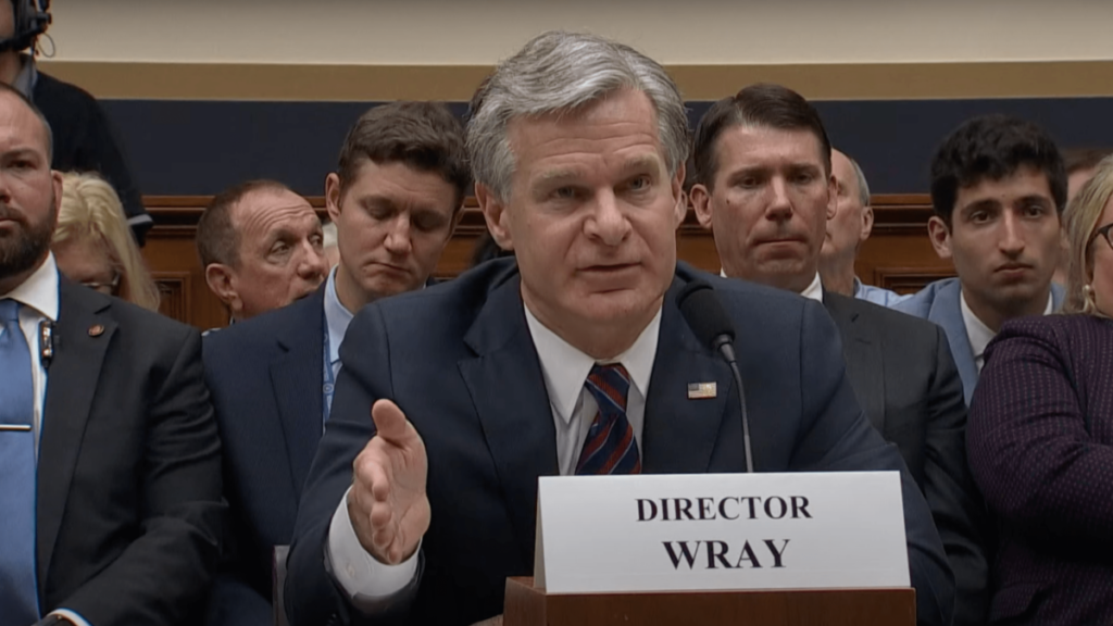 Wray Admits Bank Of America, Other Businesses Share Innocent Americans’ Records With FBI ‘All The Time’