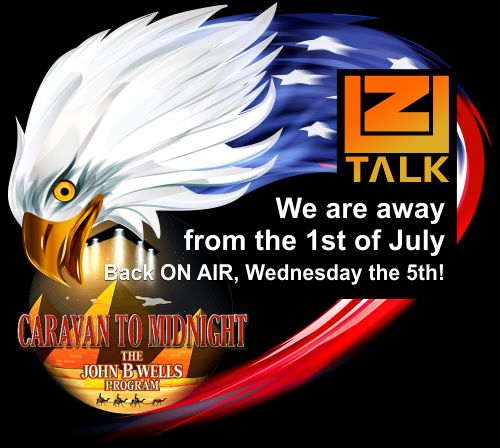 Caravan to Midnight will be off-air from the 1st until the 4th of July 2023. Normal scheduling will resume from the 5th of July 2023. Happy 4th of July!