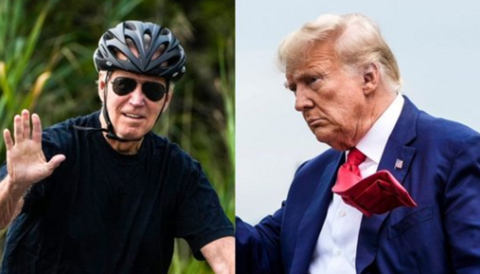 NBC News or Fan Service? 'As Trump Went to Court, Biden Went for a Bike Ride'