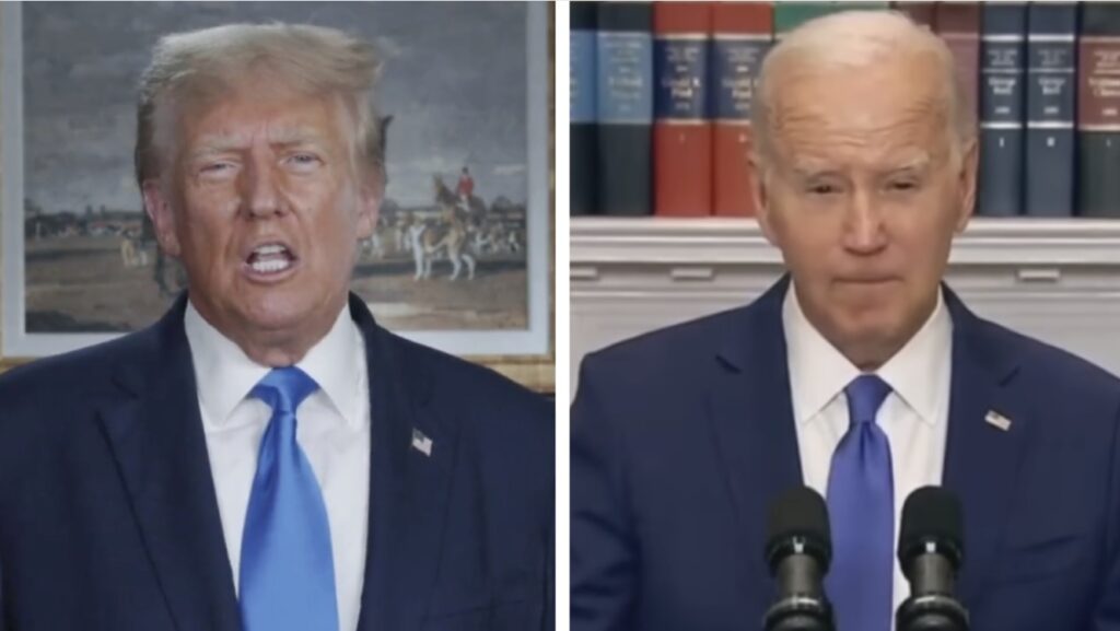 Trump accuses Biden of cheating, election interference over DOJ prosecutions