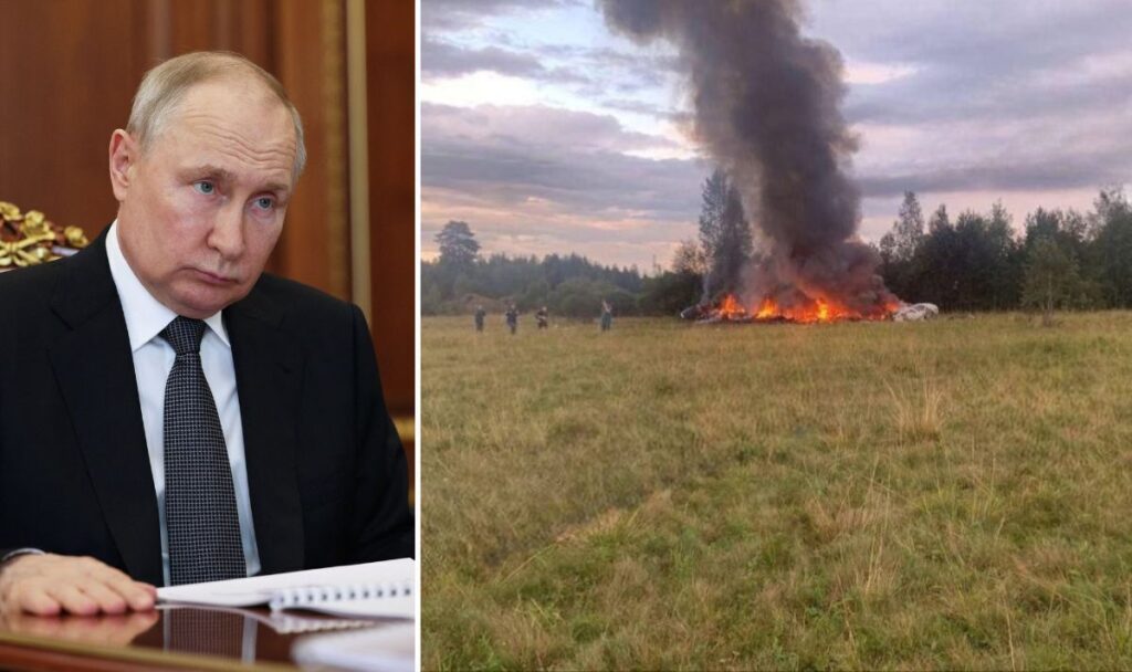 Putin breaks silence on Wagner plane crash which killed mercenary chief Prigozhin