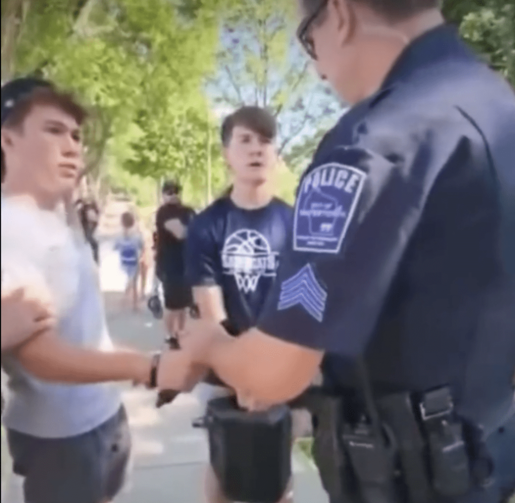Young Street Preacher ARRESTED While On Public Sidewalk Preaching The Gospel