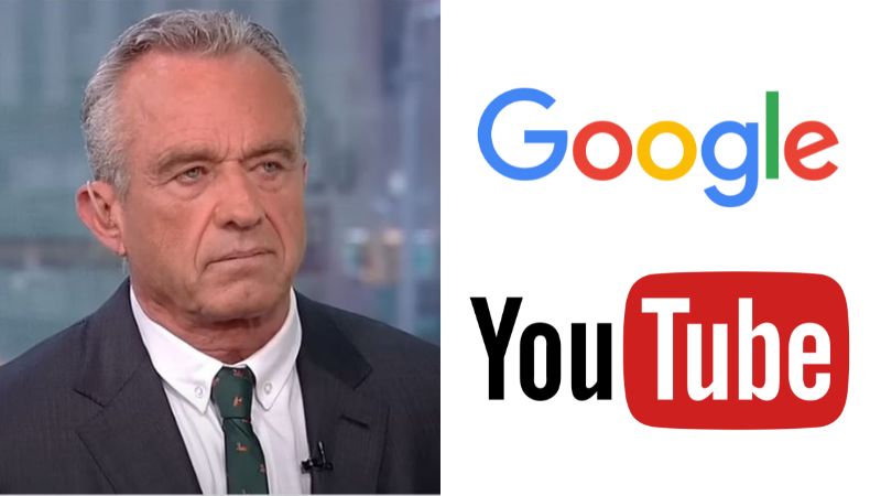 RFK Jr sues ‘state actors’ Google and YouTube over censorship