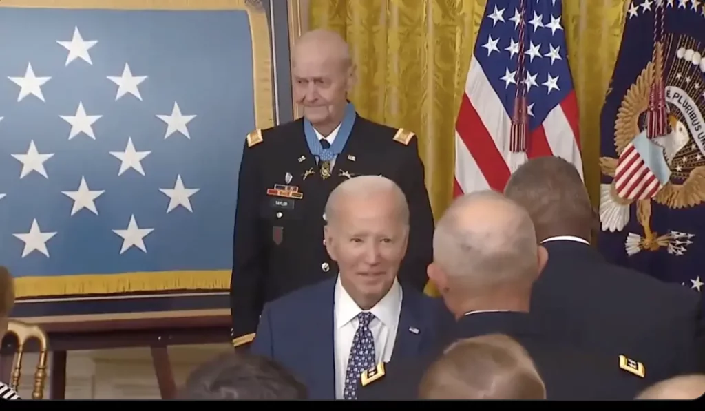 VIDEO: A Confused Biden Wanders Away in the Middle of a Medal of Honor Ceremony