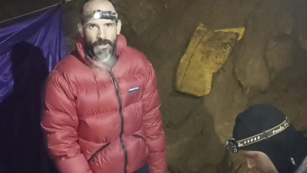 An ailing American explorer trapped 3,000 feet deep in Turkish cave awaits difficult rescue