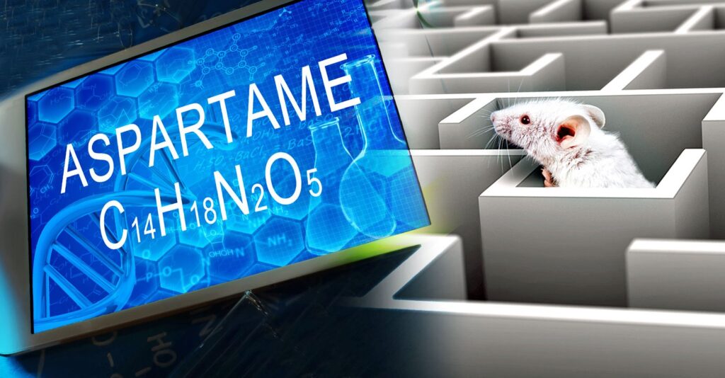 Of Mice and Men: Aspartame at Doses Lower Than FDA Limits Made Male Mice Slower and Dumber