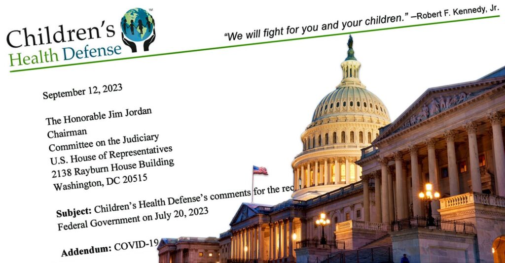 CHD Report to Congress Addresses Censorship, Mandates and ‘Distressing State of American Children’s Health’