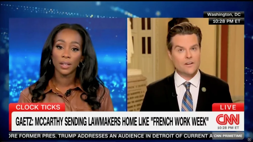 WATCH: Matt Gaetz Humiliates Clueless CNN Anchor After She Gets a Fact Wrong While Trying to Ambush Him – Then She Ends the Interview