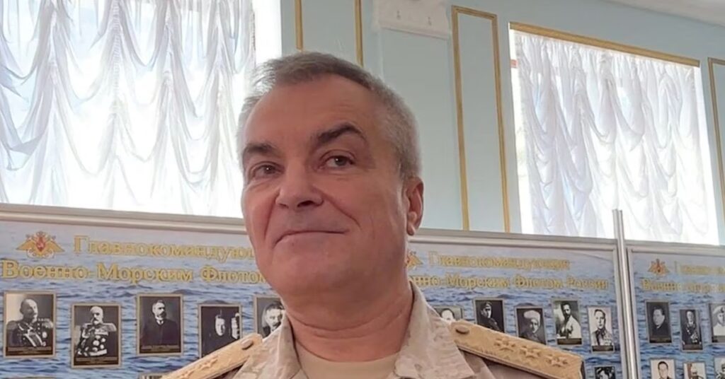 Russian Black Sea commander shown on video call after Ukraine said it killed him