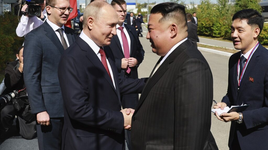 Kim promises Putin North Korea’s full support for Russia’s ‘sacred fight’