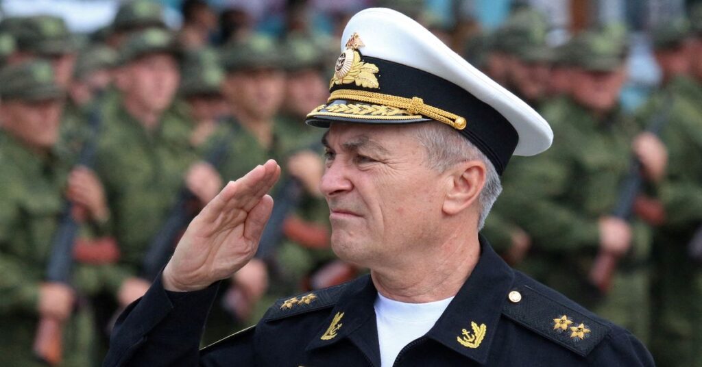 Ukraine says Russian Black Sea Fleet Commander killed, no comment by Moscow