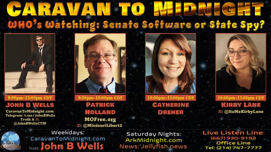 20 September 2023 : Caravan to Midnight - WHO's Watching: Senate Software or State Spy