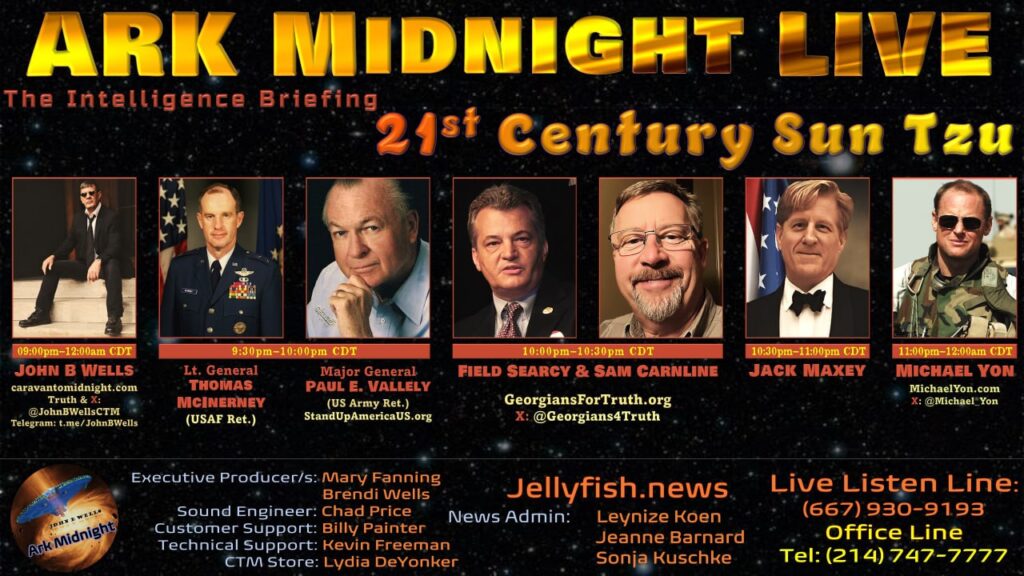 23 September 2023 - Ark Midnight Tonight - The Intelligence Briefing / 21st Centrury Sun Tzu