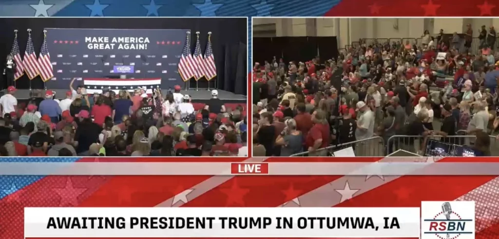 REPLAY: President Trump Delivers Remarks in Ottumwa, Iowa – THOUSANDS Turn Out Hours Early to See The President