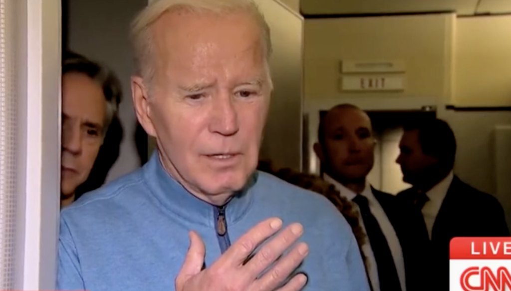 WATCH: Joe Biden Can Barely Complete A Sentence, Stares Off Blankly Into the Distance During Interview on Israel War
