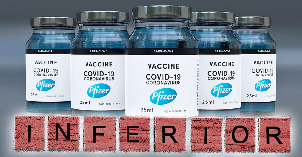 Watch: Pfizer Vaccine Distributed to Public Was Inferior to Shots Used in Clinical Trials
