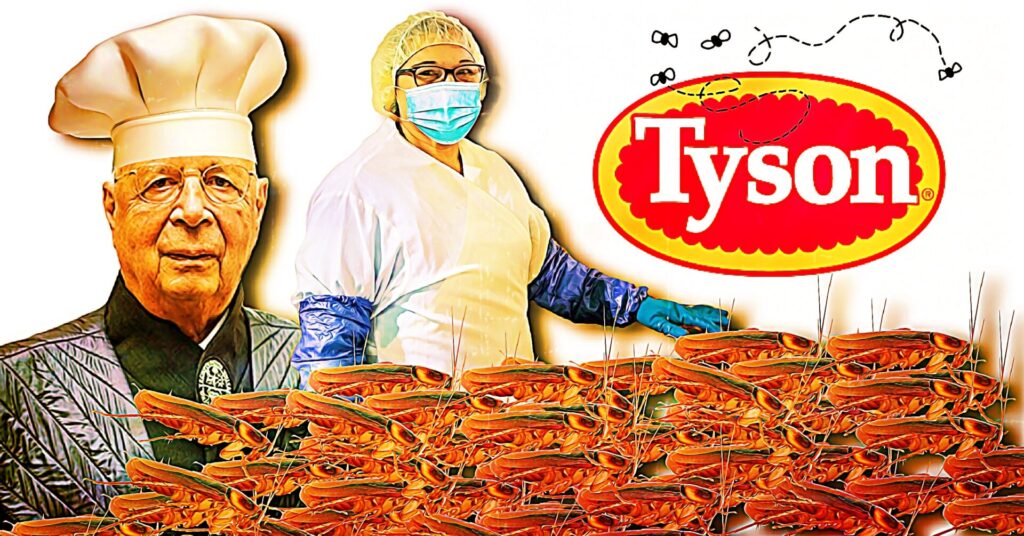 NEWS Tyson Foods teams up with the World Economic Forum to open an “insect” processing plant…