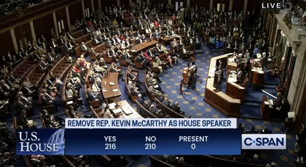 BREAKING UPDATE: Kevin McCarthy REMOVED as Speaker of the House…. Here Are the Republicans Who Voted to Oust McCarthy