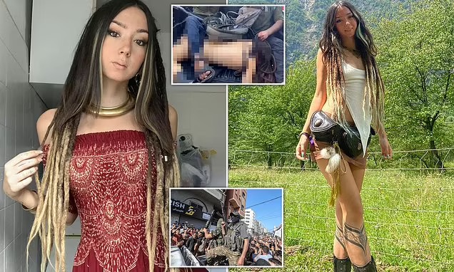 Revealed: German tattoo artist, 30, killed by Hamas while attending a music festival before the militants paraded her body on the back of a truck and claimed she was an Israeli soldier - as her devastated family say they are in a 'nightmare'