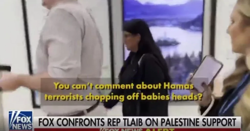 Israel-Hating Democrat Rashida Tlaib Confronted about Hamas Chopping Off Babies’ Heads – Refuses to Answer (VIDEO)