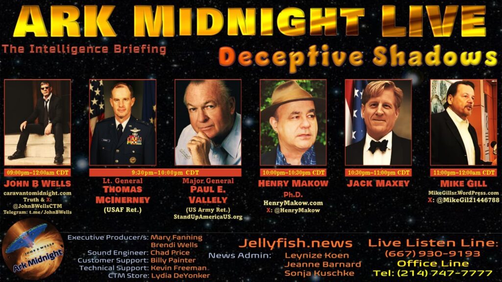 28 October 2023: ArkMidnight Tonight - The Intelligence Briefing / Deceptive Shadows