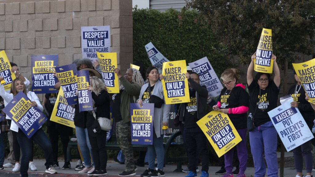 Health care workers picket outside US hospitals in multiple states, kicking off 3-day strike