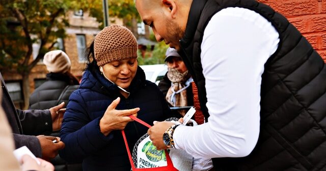 Migrants Get Free Turkeys for Thanksgiving Ahead of Low-Income New Yorkers