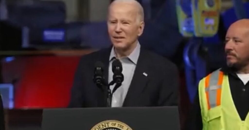 Biden Says “My Marine Has A Code To Blow Up The World”