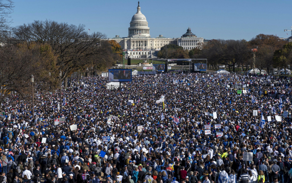 1 in 10 American Jews Showed Up in D.C. on a Tuesday to Stand for Israel