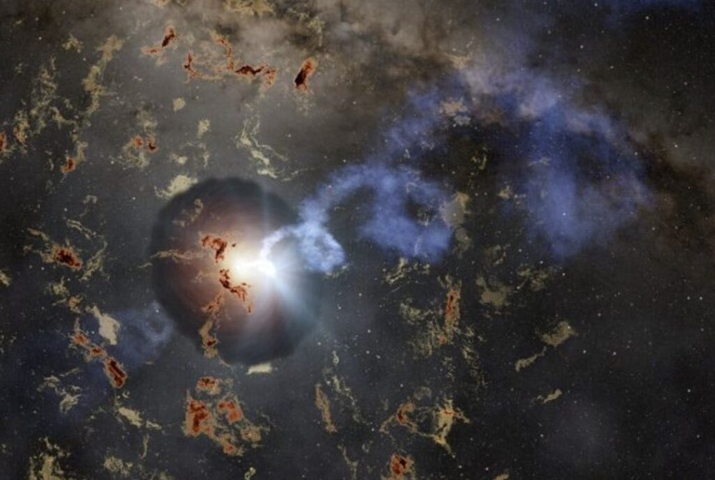This newly discovered brilliant explosion just keeps on exploding
