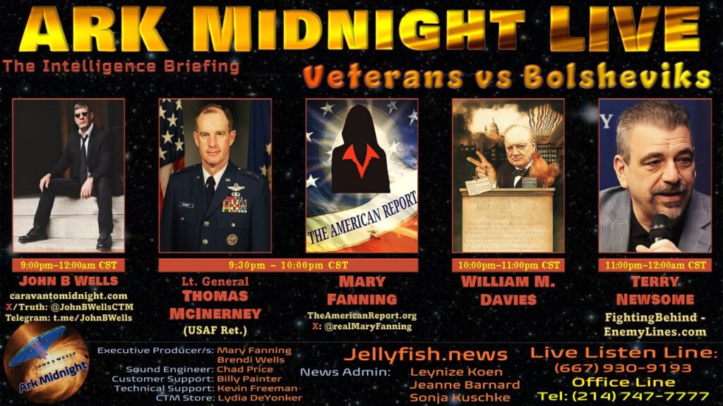 11 November 2023: ArkMidnight Tonight - The Intelligence Briefing / Veterans vs Bolsheviks