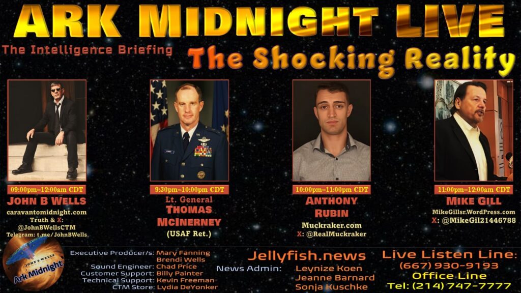 18 November 2023: Ark Midnight Tonight - The Intelligence Briefing/ The Shocking Reality