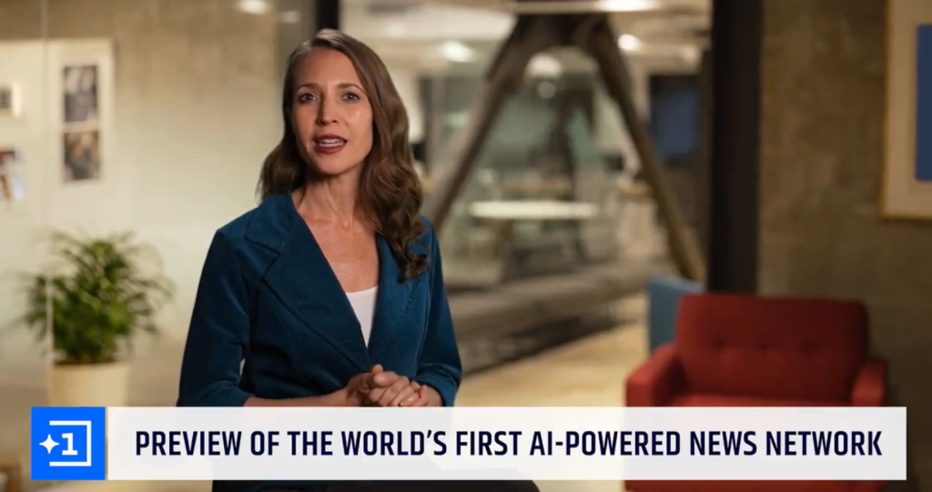 Channel 1 news: The new AI-generated newscast coming soon