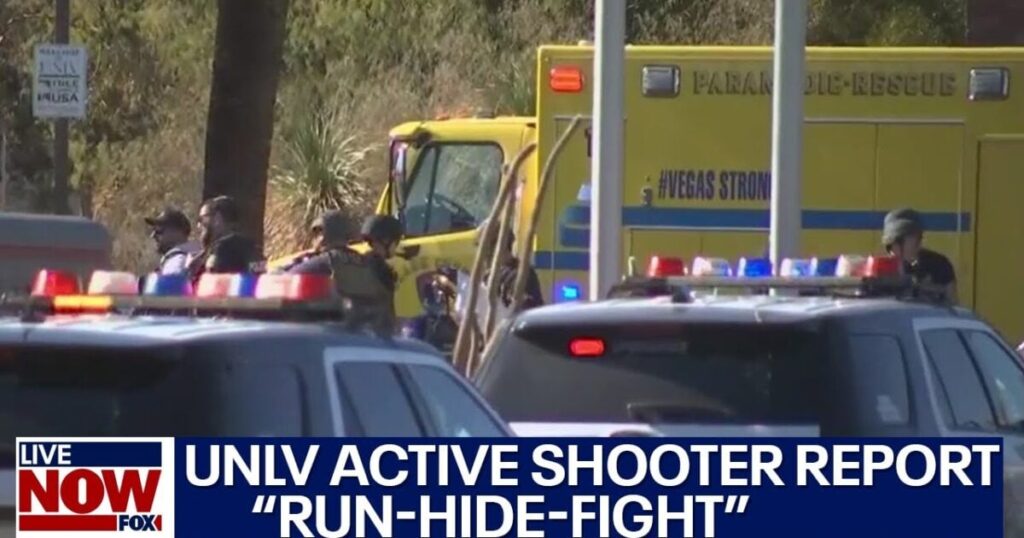 BREAKING: Mass Shooting at UNLV Campus – Multiple Victims – Students Ordered to “RUN-HIDE-FIGHT” – Suspect Deceased – Three Victims Reported