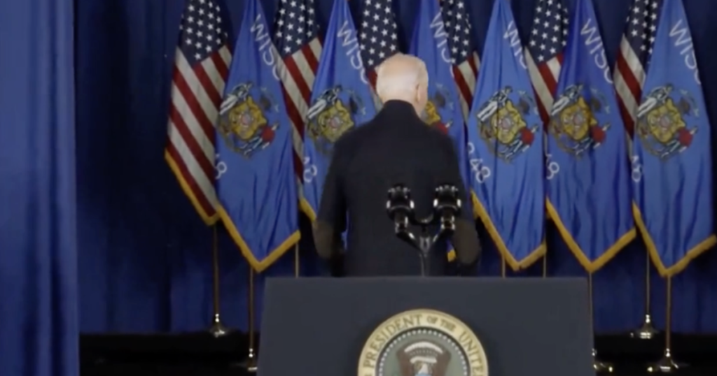 WATCH: Biden Vs Flag Wall, A Narrow Victory?