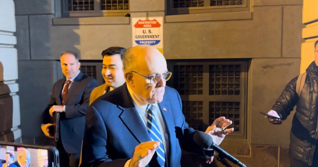 WATCH: Rudy Giuliani Addresses Media After Day 3 in $40 Million Defamation Trial by Georgia Election Workers Ruby Freeman and Shaye Moss – Giuliani Expected to Testify TOMORROW