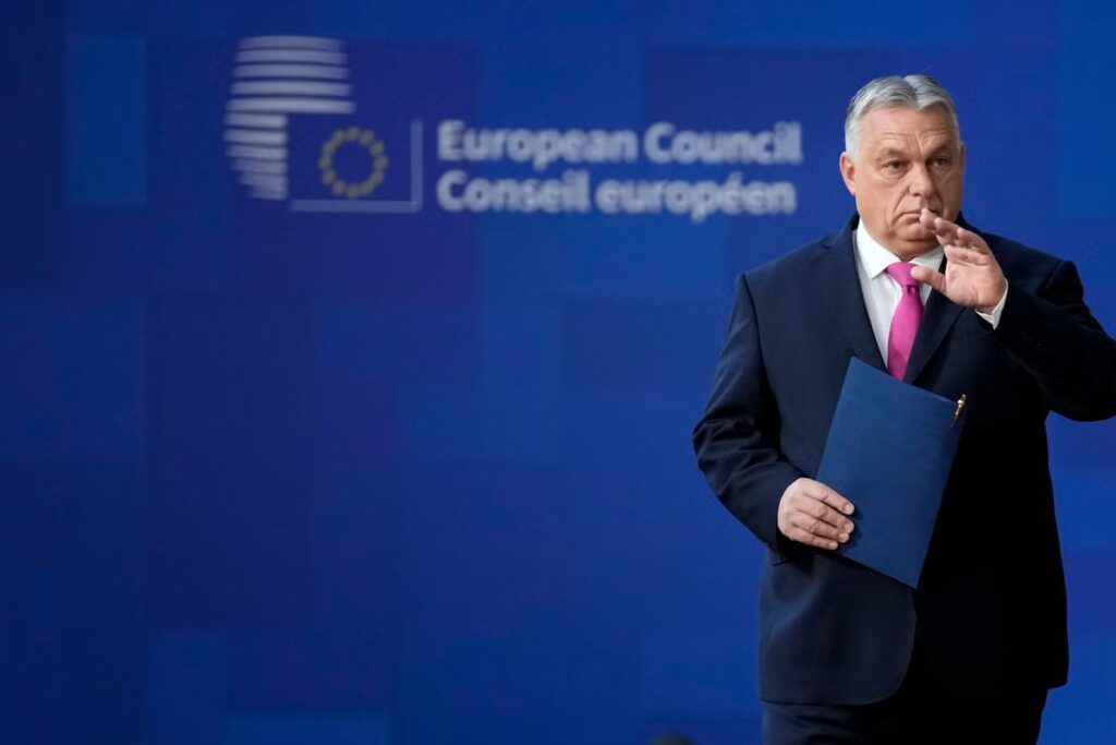 Hungary blocks £43bn EU funding for Ukraine hours after Kyiv membership talks agreement
