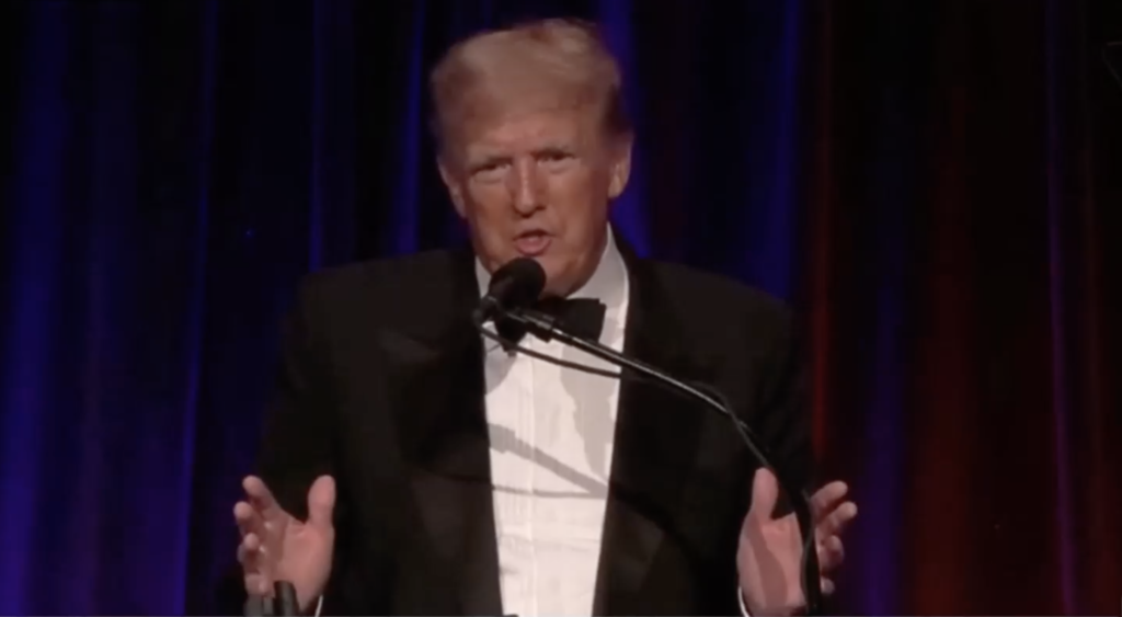 President Trump Headlines The NY YRC Gala…Fireworks!