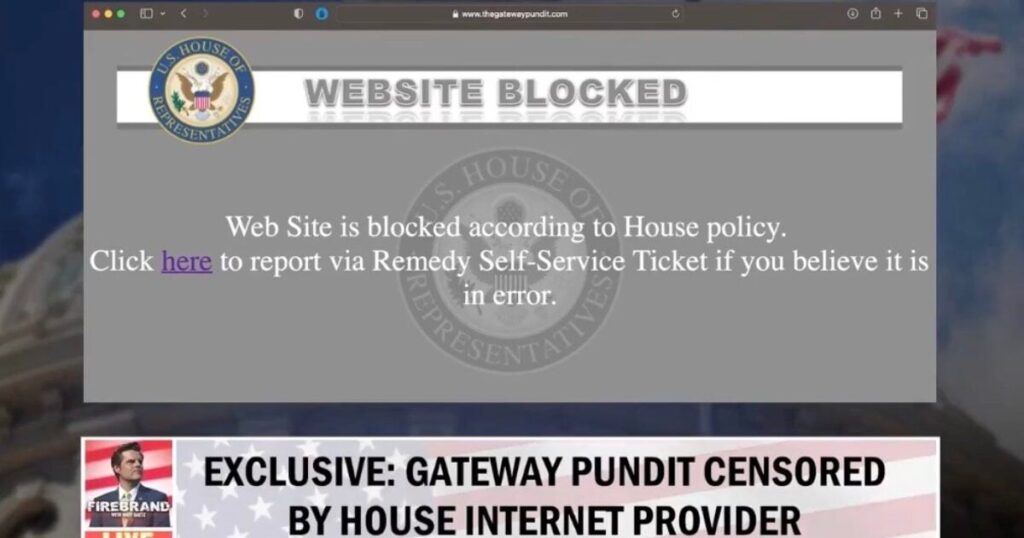 EXCLUSIVE: Rep. Matt Gaetz Sends Letter to House Admin Chair Asking Why The Gateway Pundit is Being Blocked on House Computers, Requests Answers by Dec. 12 – LETTER INCLUDED