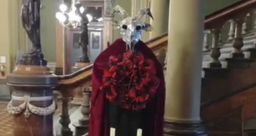 Satanic Temple ‘Holiday Display’ Placed Inside Iowa State Capitol Building