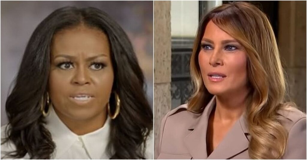 Michelle Obama reportedly jealous over Melania Trump
