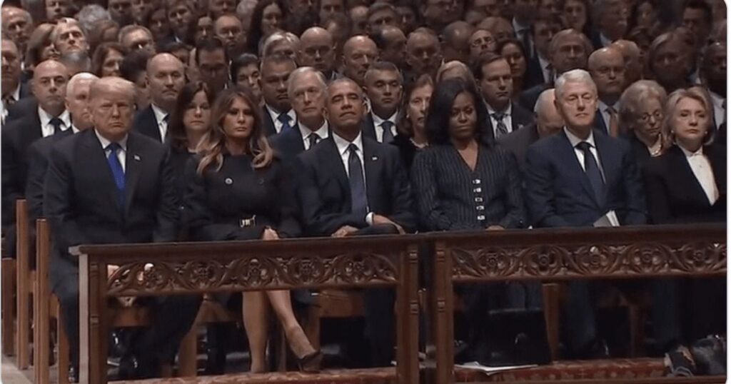 So…What WAS In Those Envelopes At The Bush Funeral?