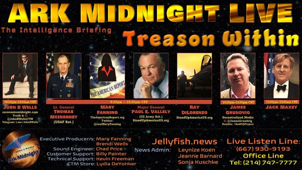 02 December 2023 - Ark Midnight Tonight - The Intelligence Briefing / Treason Within