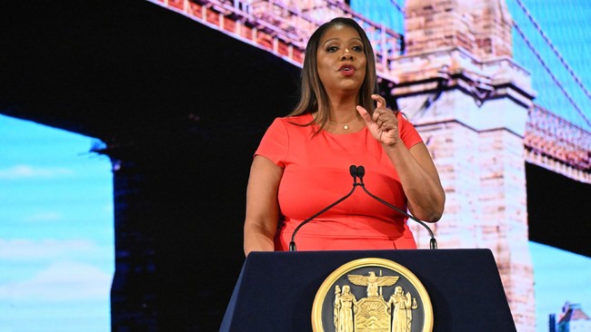 AP Admits It: No Other Case in NY History Like Crusading Prosecutor Letitia James' Pursuit of Trump