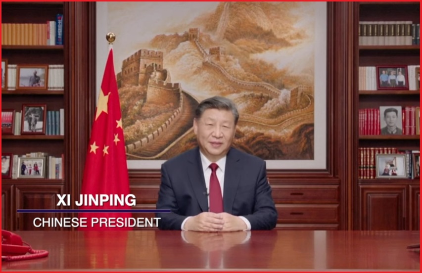 Chairman Xi New Year Message About Taiwan: “China will surely be reunified”