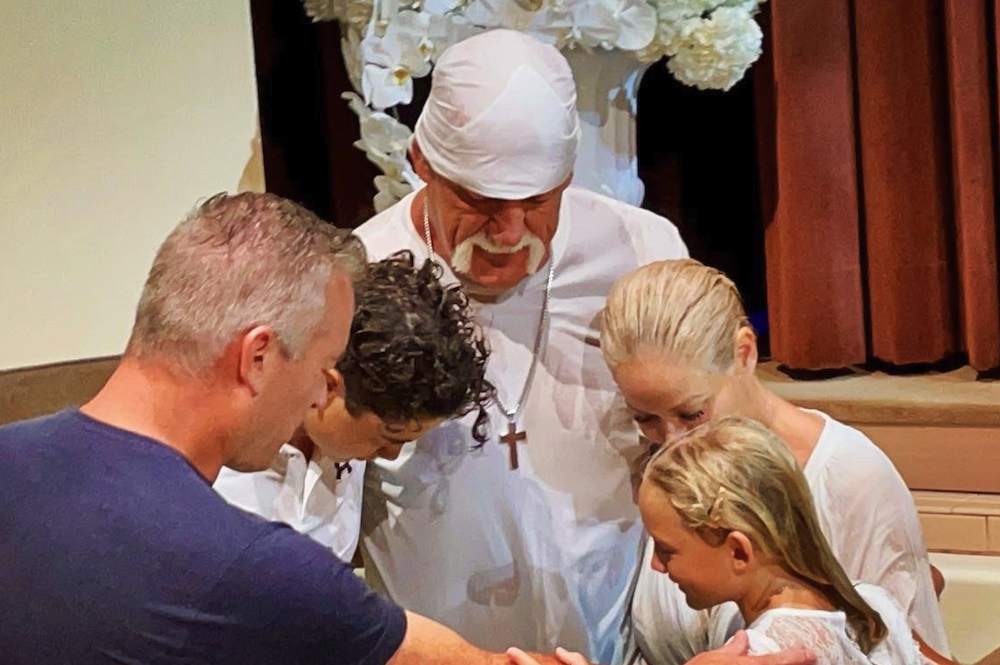 ‘IT’S AMAZING’: Hulk Hogan Describes Overwhelming Support After Christian Baptism