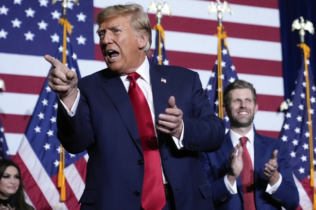 Donald Trump Addresses Supporters Following Iowa Caucus Win